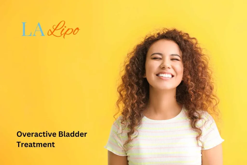 woman smiling about overactive bladder treatment Yeovil solutions